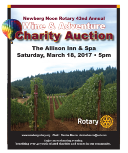 2017 rotary auction flyer